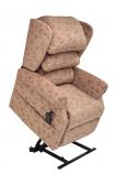 The All Terrain Mobility 'Tilt in Space' Rise & Recline chair in its raised position.