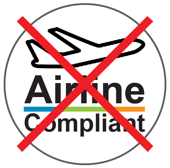 36 Ah Not Airline Compliant