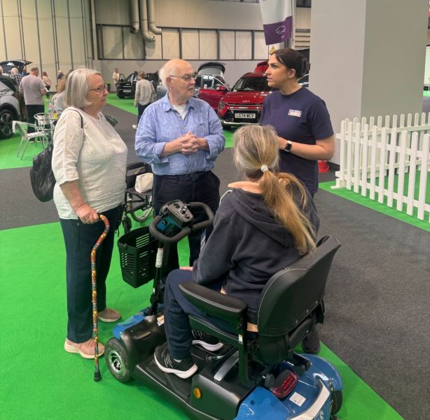Danielle with clients demo Rascal