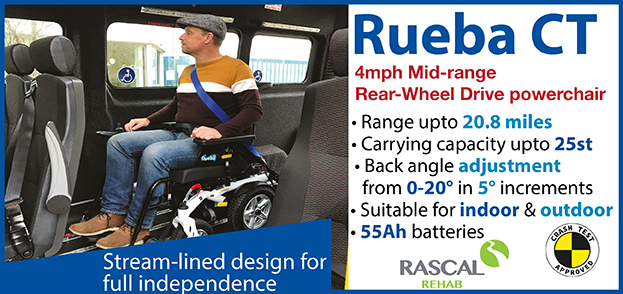 Rueba CT Crash Tested Powerchair - New for 2022