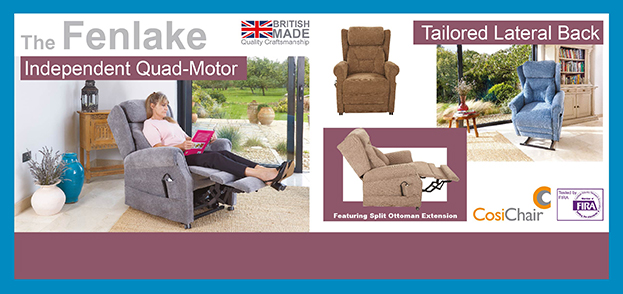 Fenlake Independent Quad-Motor Riser Recliner 