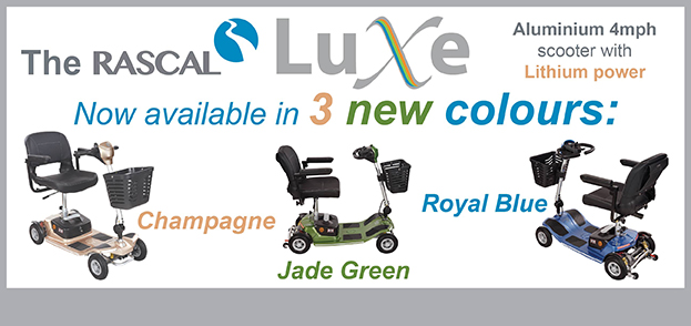 Rascal Luxe with style, safety & technology!