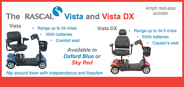 Vista & Vista DX in Sky Red